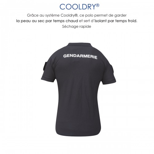 POLO COOL DRY GENDARMERIE