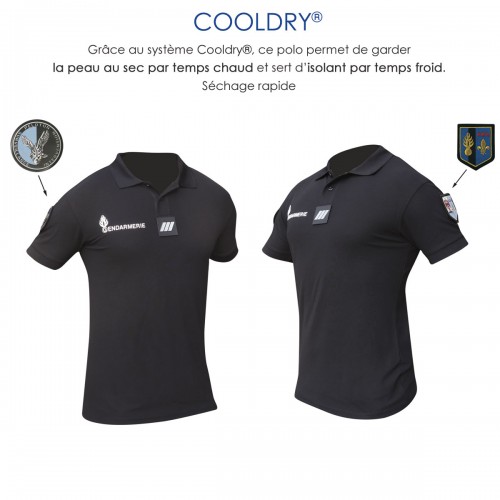 POLO COOL DRY GENDARMERIE