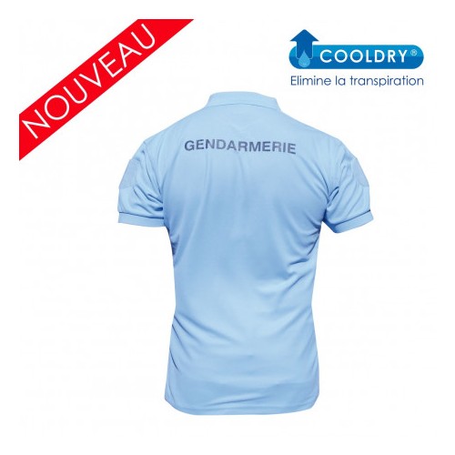 Polo Gendarmerie bleu Cooldry® anti-humidité - homme