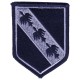 Ecusson Gendarmerie Région Lorraine (Basse visibilité noir)