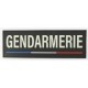 FLAP GENDARMERIE DOS GILET 28X10 PVC 3 D