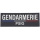 FLAP GENDARMERIE PSIG DOS GILET 28X10