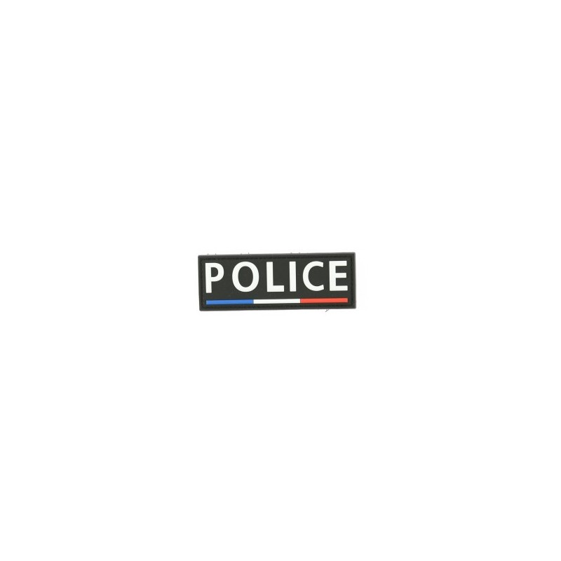 FLAP POLICE DEVANT 10X3 5 PVC 3D